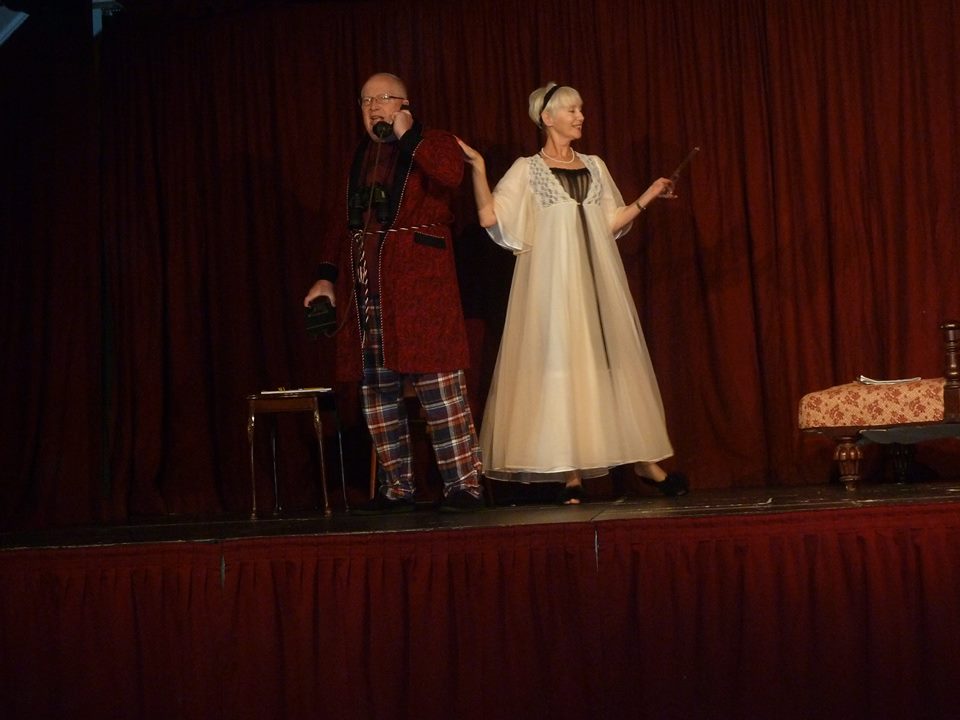 The Pottses — on stage